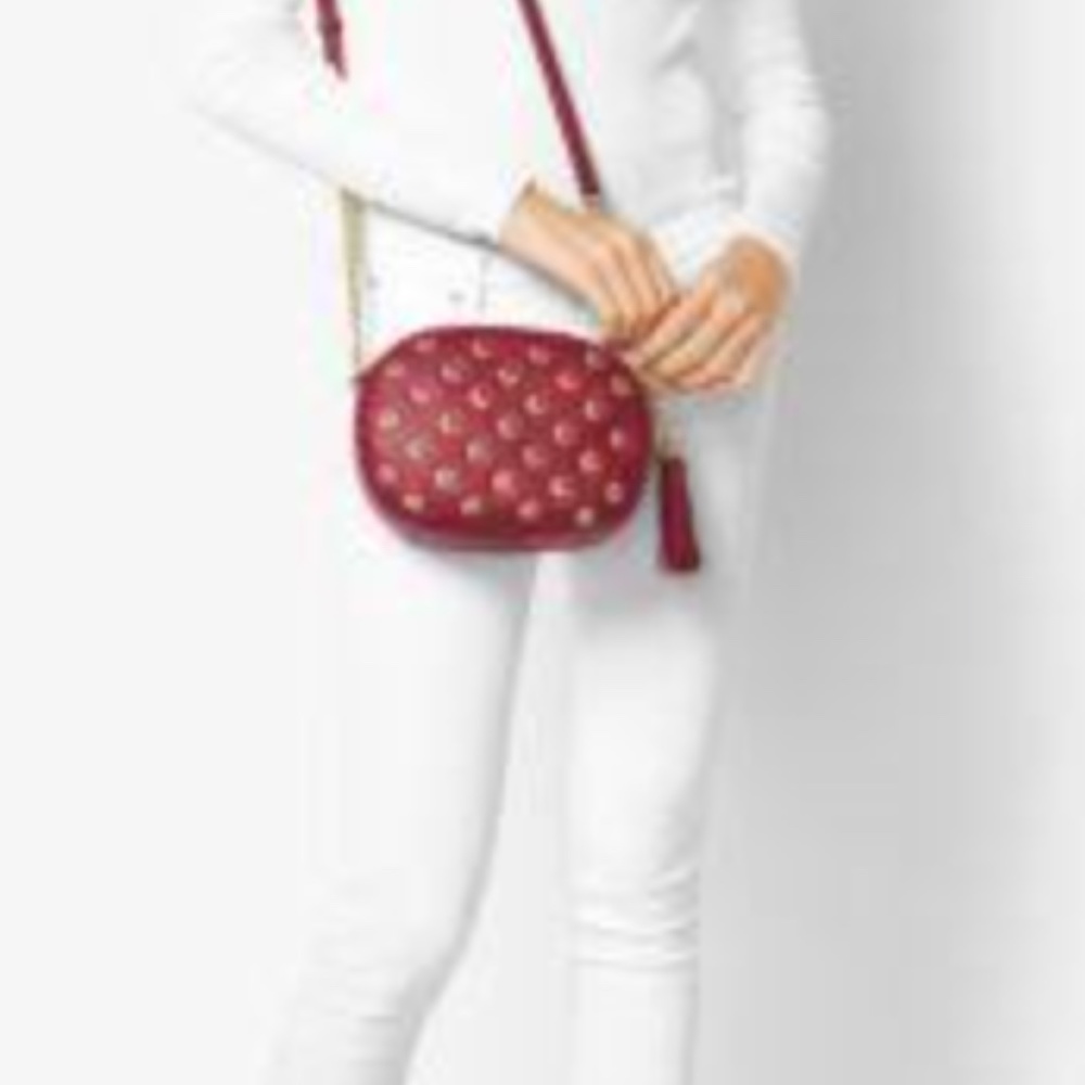 MICHAEL Kors Ginny Studded Medium Messenger Bag - Picture 4 of 7